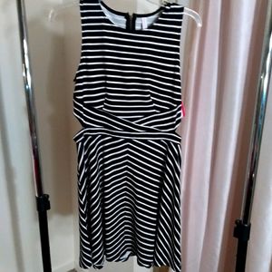 Striped spring dress